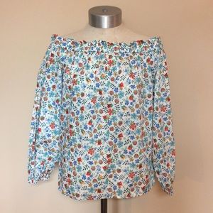 J crew liberty of London edenham floral top cottagecore feminine